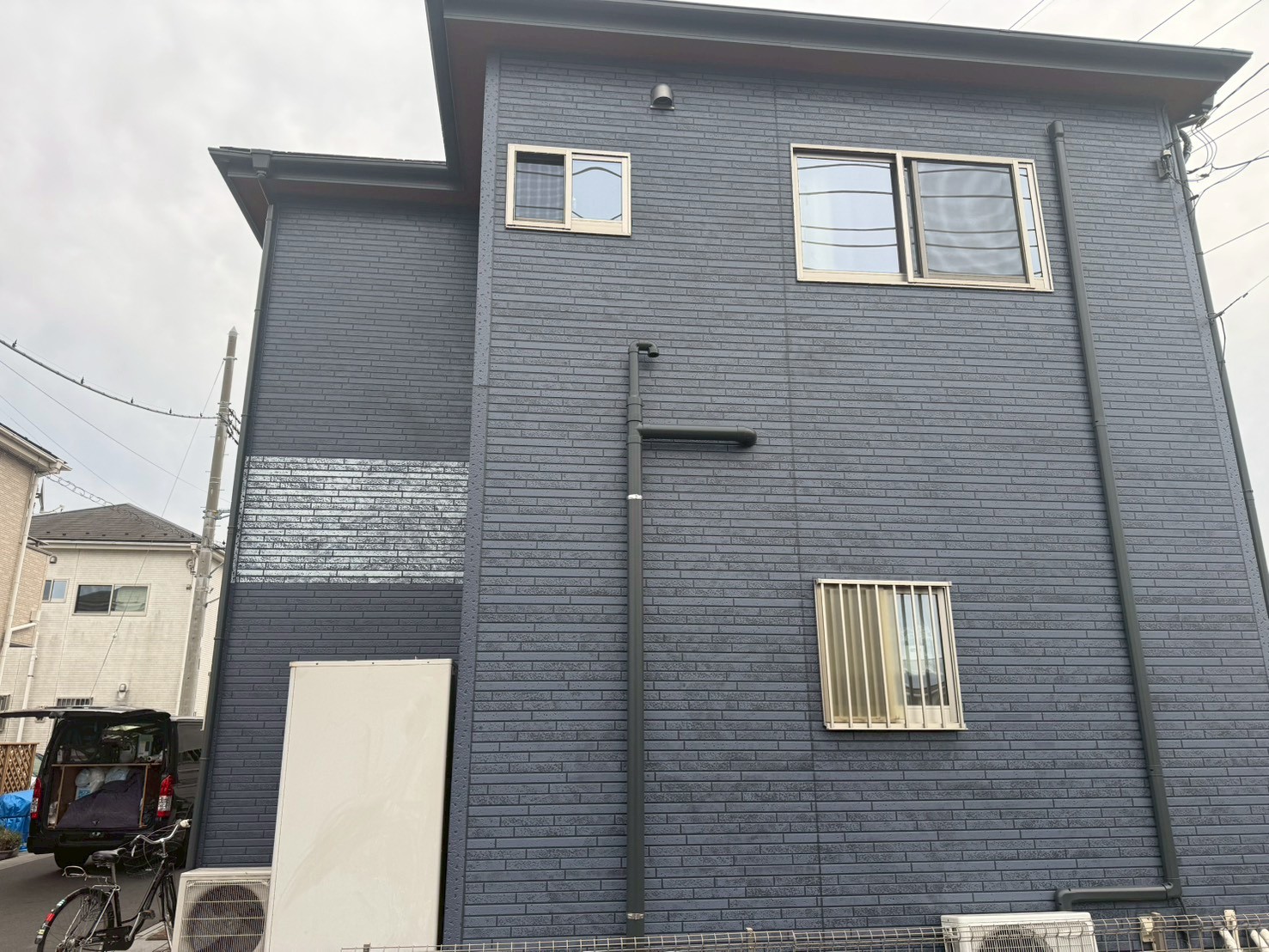 三郷市 外壁塗装 施工後 外観(別角度)