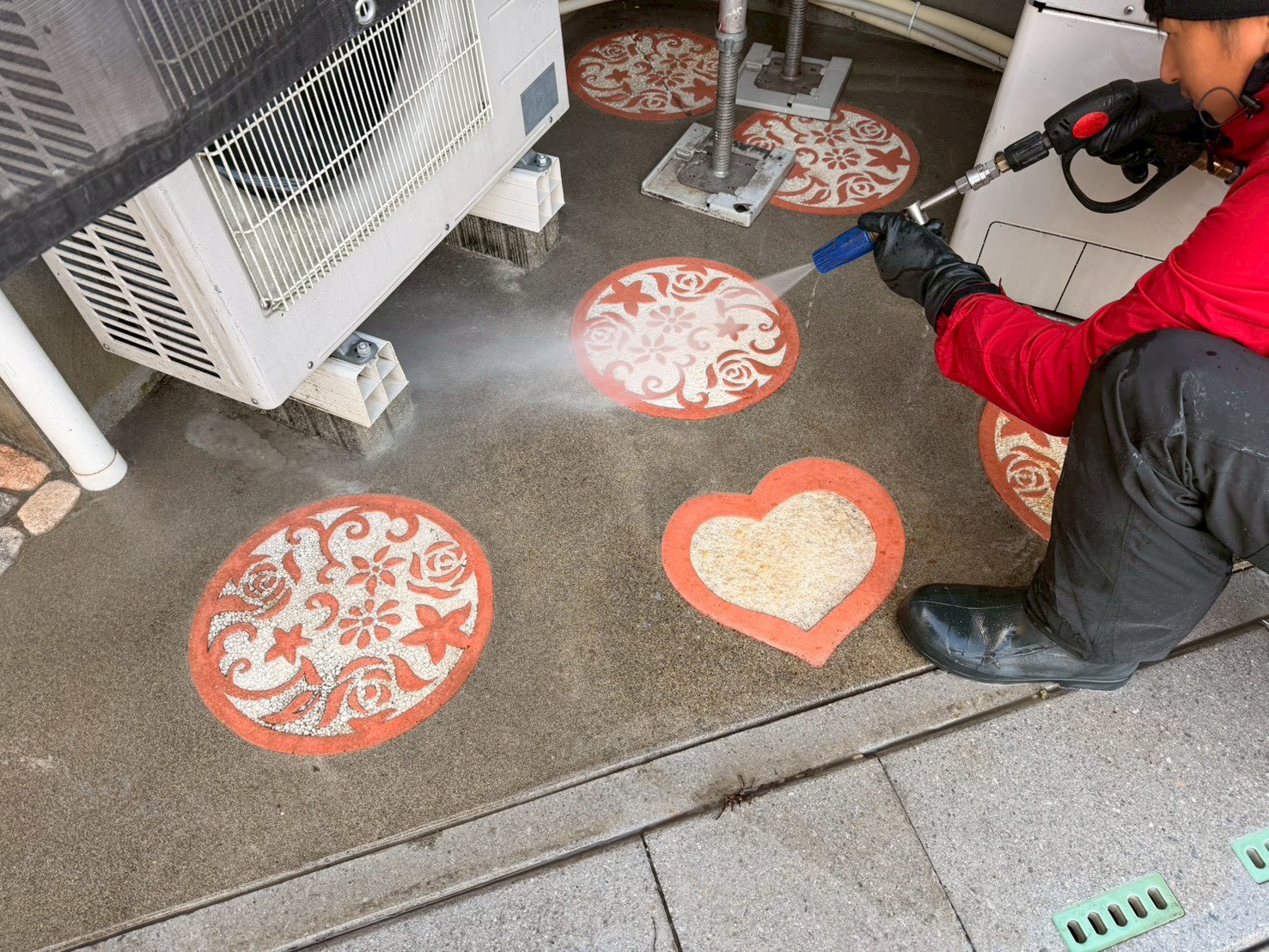 三郷市 高圧洗浄(外構・土間)