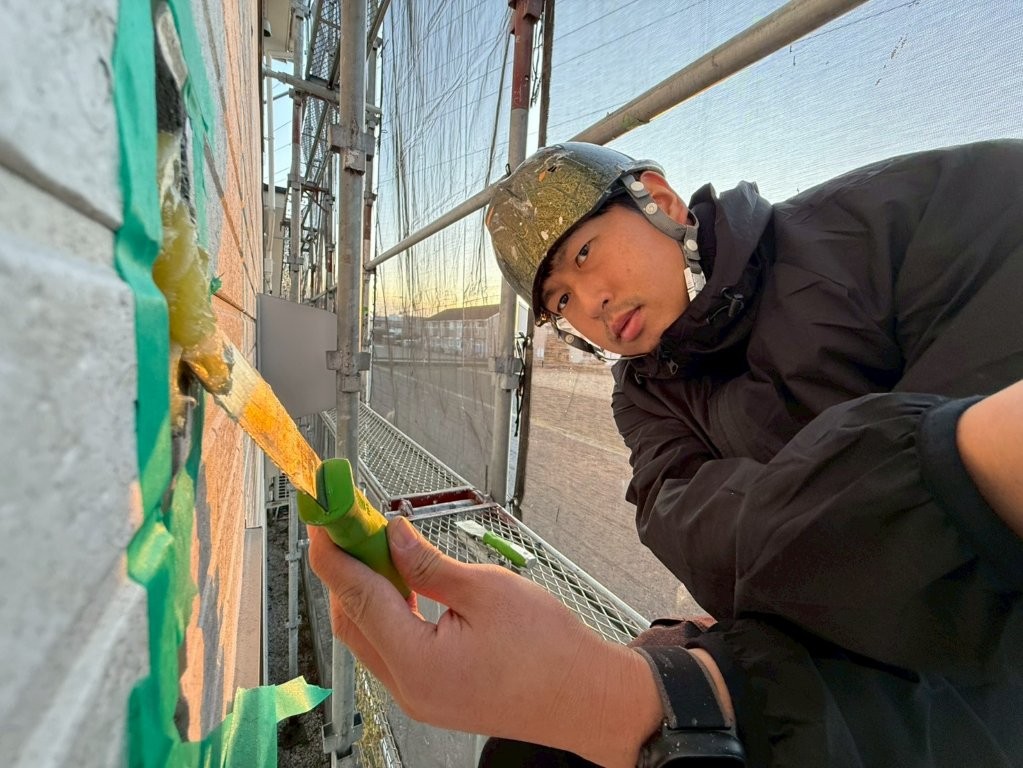 三郷市 外壁 下地補修 欠損部の確認