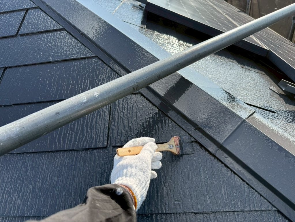 三郷市 屋根 上塗り(板金部含む)