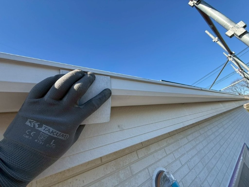 三郷市 付帯部 ケレン 施工状況