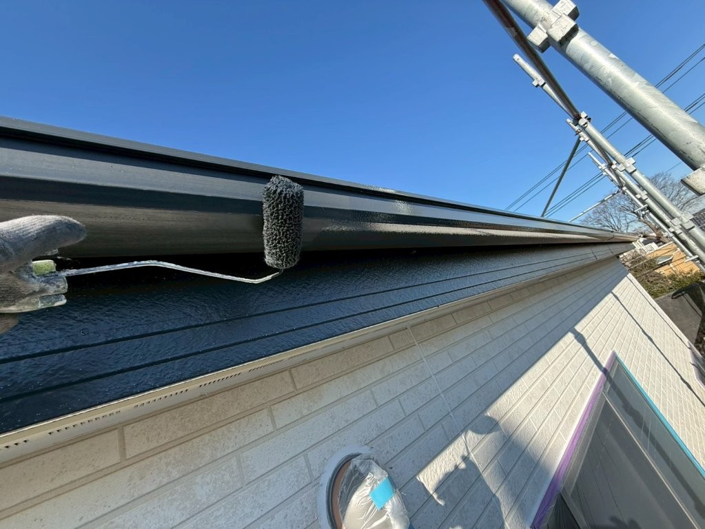 三郷市 付帯部 上塗り 仕上がり