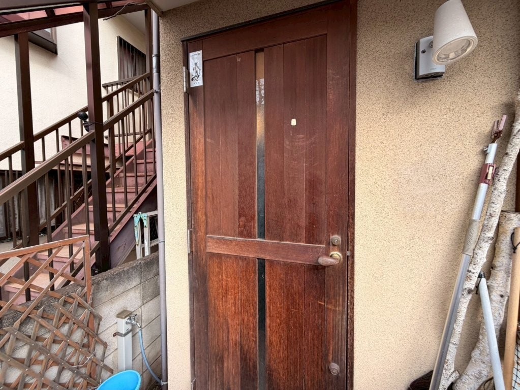 東京都西東京市保谷 木部塗装工事 施工前 玄関ドア