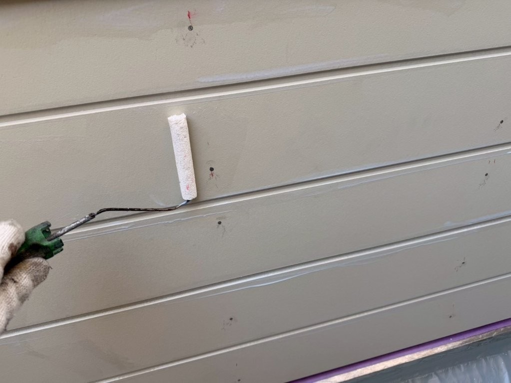 東京都西東京市保谷 サイディング補修塗装 補修面の状態