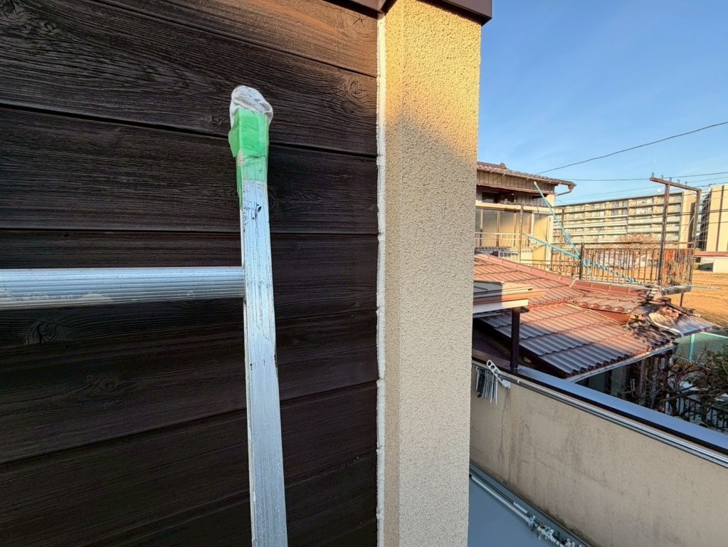 東京都西東京市保谷 木板外壁 取り合い部 仕上がり確認