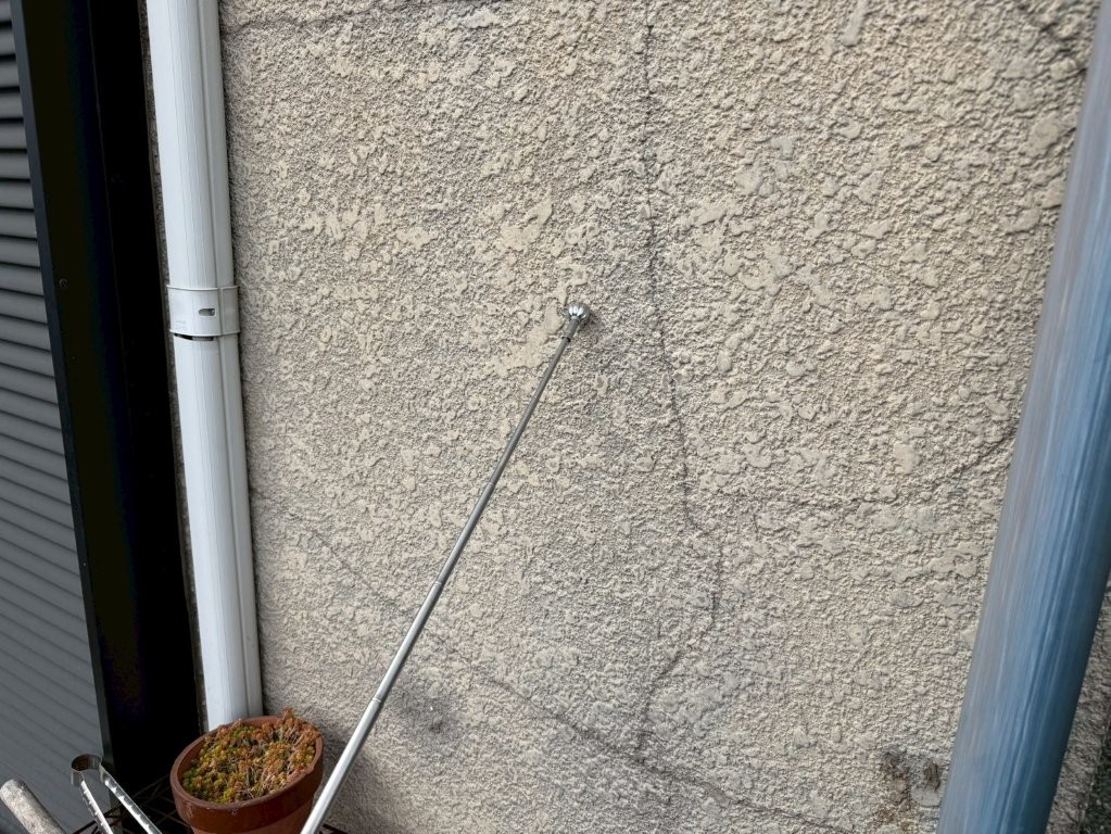 埼玉県三郷市高洲Y様邸 職人による外壁の現地確認