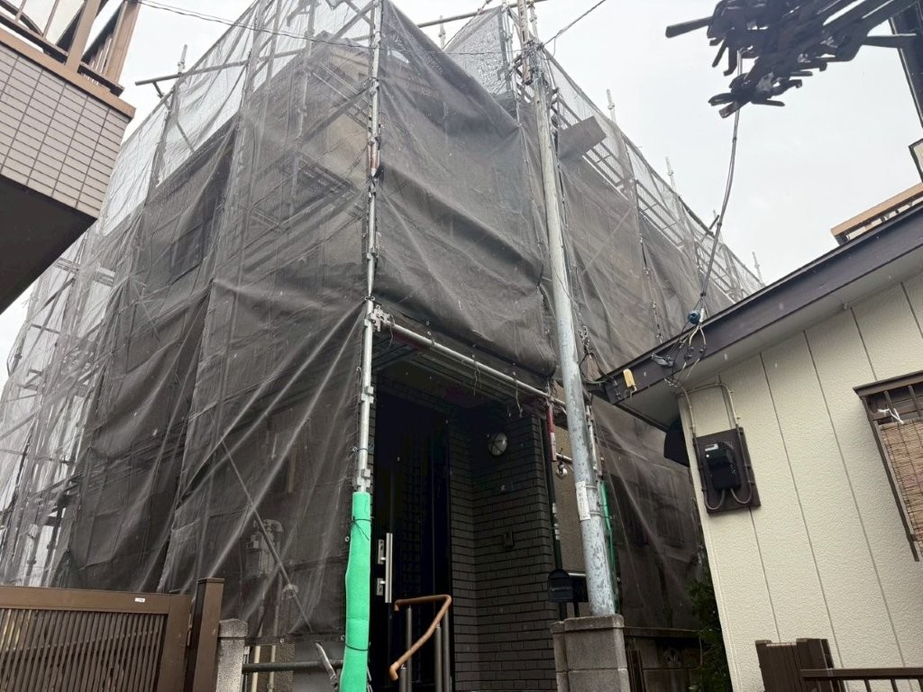 埼玉県三郷市高洲Y様邸 狭小通路部の作業導線確認