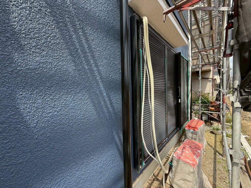 埼玉県三郷市高洲Y様邸 竪樋塗装後の仕上がり確認
