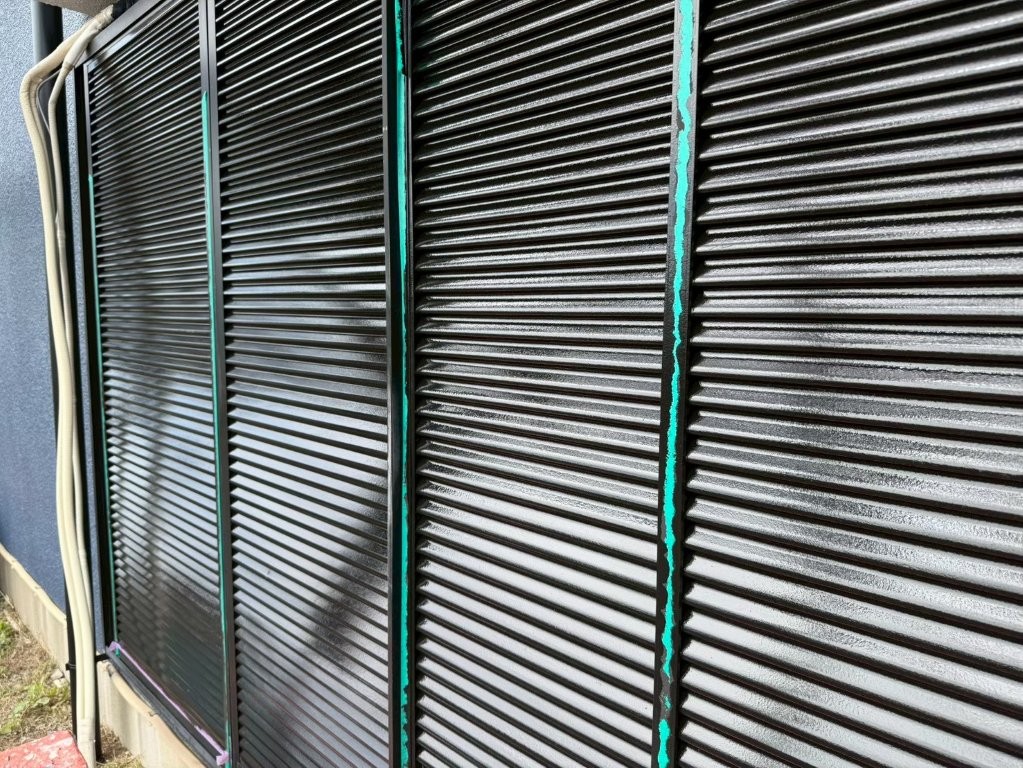 埼玉県三郷市高洲 付帯部塗装 雨戸塗装後