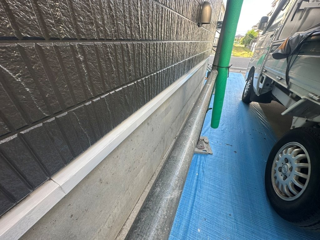 埼玉県さいたま市西区 T様邸 水切り下塗り後