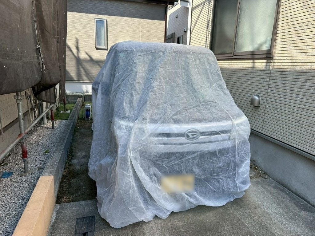 埼玉県さいたま市西区 T様邸 近隣車両養生