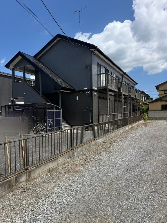 埼玉県越谷市 賃貸アパート 外壁塗装 完成 外観